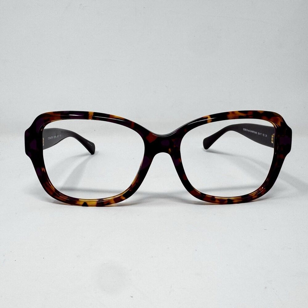 Coach HC8160 L145 533990 Purple Confetti Eyeglass Frames 56-17-135
